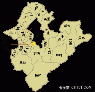 新北市行政圖