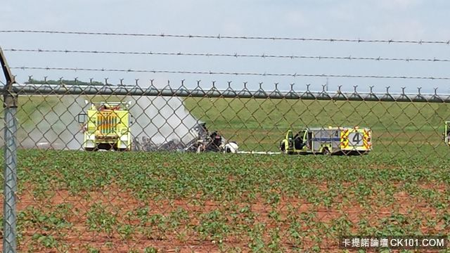 美國阿拉巴馬州亨茨維爾今日發生在跑道上著火，機上3人死亡。