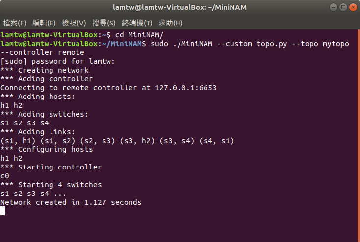MiniNAM --custom topo.py --topo mytopo --controller remote.png