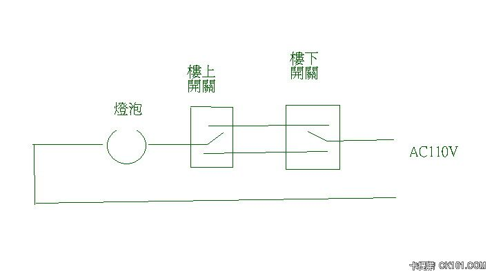 雙切開關線路圖.bmp