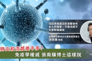 台灣免疫權威張南驥指出，新冠肺炎絕對不像流感！