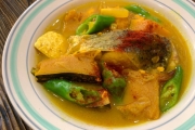 椰汁咖喱海鮮湯