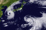 日韓天氣不妙！蘭恩颱風影響範圍曝，怪颱卡努還活著